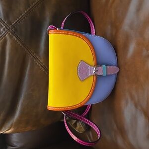 Italian leather mini crossbody
